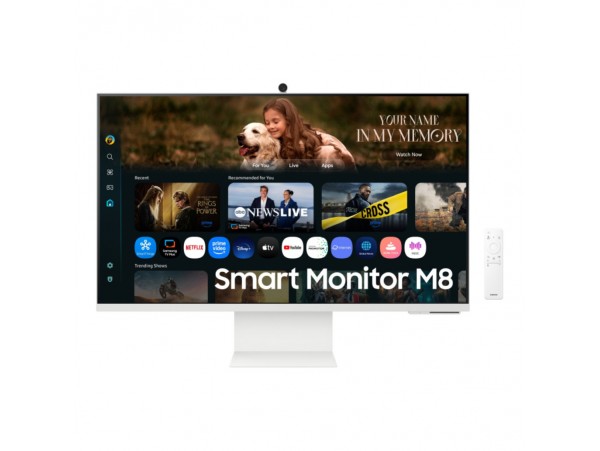 Monitor Samsung 81,3 cm (32,0") S32FM801UU 3840x2160 Smart TV Tizen VA 4ms HDMI USB-C 65W 2xUSB2.0 Pivot Zvočniki  sRGB99% BT WiFi HDR10+ Smart M8