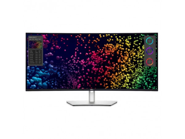 Monitor Dell 100,8 cm (39,7") U4025QW 5120x2160 Curved 120Hz IPS 5ms HDMI DisplayPort Thunderbolt4 USB-C 140W Thunderbolt4-Out 5xUSB3.2 2xUSB-C-Out HAS Zvočniki 2x9W  3H DCI-P3-98% RJ45 KVM