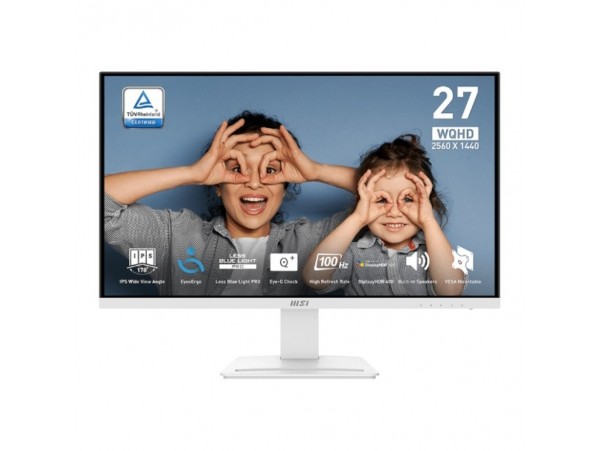 Monitor MSI 68,6 cm (27,0") MP273QW E2 2560x1440 100Hz IPS 1ms 2xHDMI DisplayPort Zvočniki 2x3W  DCI-P3-93% HDR400 PRO