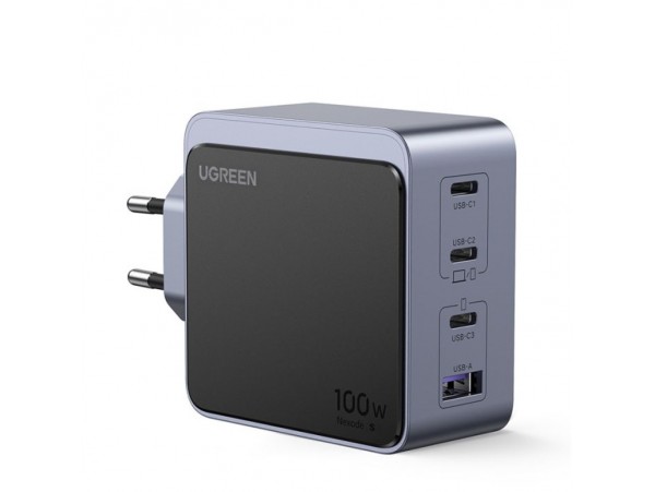 Hišni polnilec 100-240V => 3x USB-C + 1x USB-A 100W Nexode S Ugreen (35043)