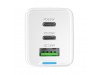 Hišni polnilec 100-240V => 2xUSB-C 1xUSB-A 65W GaN s kablom USB-C 1,0m Wozinsky (WDCCBC)