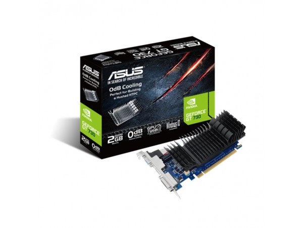 Grafična kartica nVidia GT730 Asus Silent Low Profile - 2GB DDR5 (90YV06N2-M0NA00)