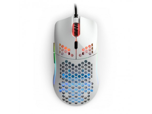 Gaming miška USB Glorious GO-GWHITE M, bela (GO-GWHITE)