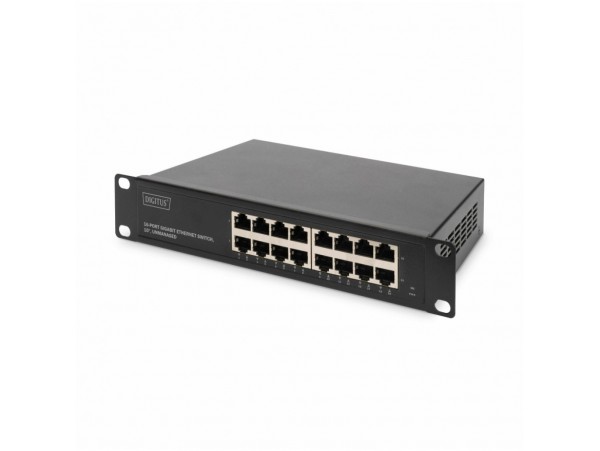 STIKALO 16-PORT Digitus 100/1000 Rack (DN-80115)