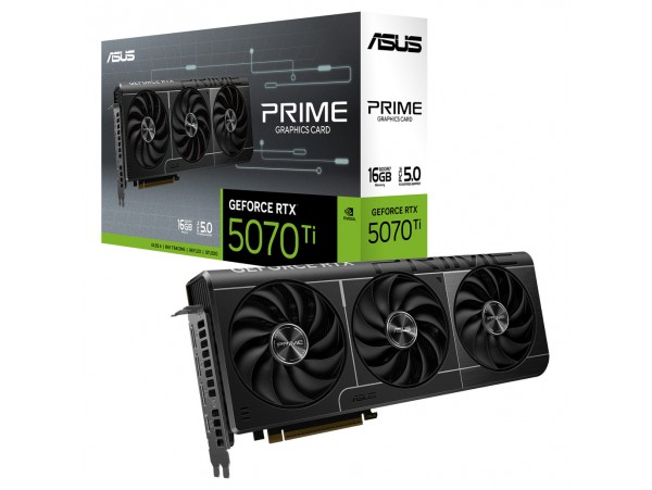 Grafična kartica nVidia RTX5070Ti Asus Prime - 16GB GDDR7 (90YV0MF0-M0NA00)