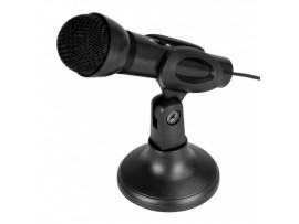 Žični mikrofon jack 3,5mm Media-Tech MICCO SFX s stojalom (MT393)