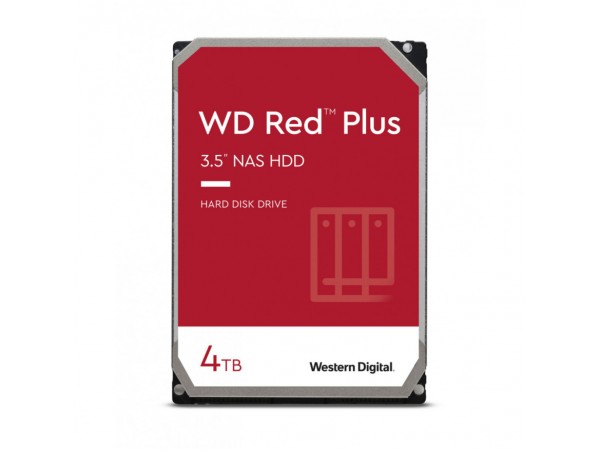 Trdi disk 3,5" 4TB SATA WD RedPlus 5400rpm 256MB (WD40EFPX)
