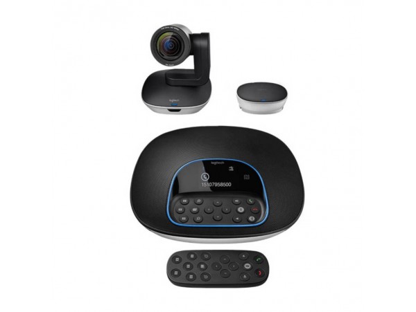 Konferenčni sistem Logitech Group BT USB-A 1080p daljinec stenski nosilec mic-360° (960-001057)
