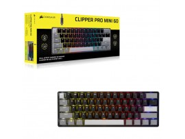Gaming Tipkovnica Žična Corsair Clipper Pro Mini 60 US | črna RGB (CH-979101J-NA)