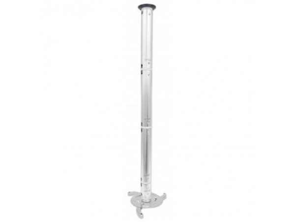 Nosilec za projektor stropni od 13 do 106 cm MANHATTAN do 10 kg naklon ±10° aluminij srebrn (424820)