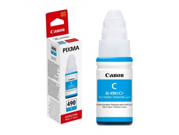 Canon GI-490 CYAN črnilo v steklenički za G1400, G2400. G3400 ZA 7.000 STRANI, 70ml (0664C001AA)