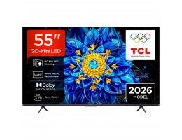TV sprejemnik TCL 55,0" 139,7 cm 55P8L 3840x2160 QD MINI LED Google TV 4xHDMI WiFi LAN RJ45 BT