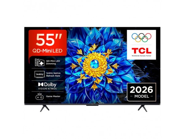 TV sprejemnik TCL 55,0" 139,7 cm 55P8L 3840x2160 QD MINI LED Google TV 4xHDMI WiFi LAN RJ45 BT