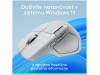 Miš brezžična + Bluetooth USB-C Logitech MX Master 4 8000DPI Bolt reciever siva (910-007563)