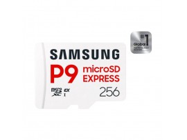 Spominska kartica microSDXC 256GB Samsung P9 Express 800MB/s/200MB/s U3 V30 UHS-I microSD Express (MB-MK256T/WW)