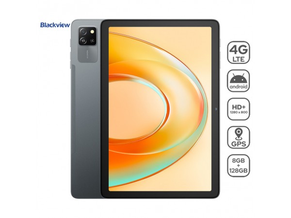 Tablični računalnik 26,6 cm (10,1") Blackview TAB60 LTE 8GB 128GB priložen ovitek in zaščitno steklo Android 15 siva (TAB60_PRO_GREY_8GB)