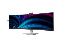 Monitor Philips 124 cm (48,8") 49B2U6900CH 5120x1440 Curved konferenca 75Hz VA 4ms 2xHDMI DisplayPort USB-C 140W 3xUSB3.2 USB-C-Out HAS Kamera Zvočniki 2x5W  3H sRGB119% RJ45 HDR400