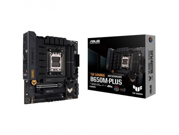 Osnovna plošča AM5 Asus TUF GAMING B650M-PLUS microATX 1xHDMI 2.1 1xDisplayPort 1.4