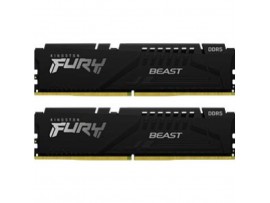 DDR5 16GB 5600MHz CL40 KIT (2x 8GB) Kingston Fury Beast XMP3.0 1,25V črna (KF556C40BBK2-16)