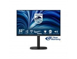 Monitor Philips 80 cm (31,5") 32B2N3500 2560x1440 100Hz IPS 4ms 2xHDMI DisplayPort 4xUSB3.2 Pivot Zvočniki  3H sRGB113% AdaptiveSync 3000-series