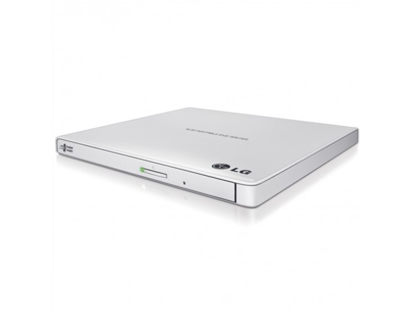 DVD-RW Externi Sandberg USB 24x slim zunanji zapisovalnik bele barve (GP57EW40)