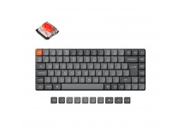 Mehanska Tipkovnica brezžična Keychron K3 Max QMK/VIA UK | siva RGB (Red switch) (K3M-H1-UK)