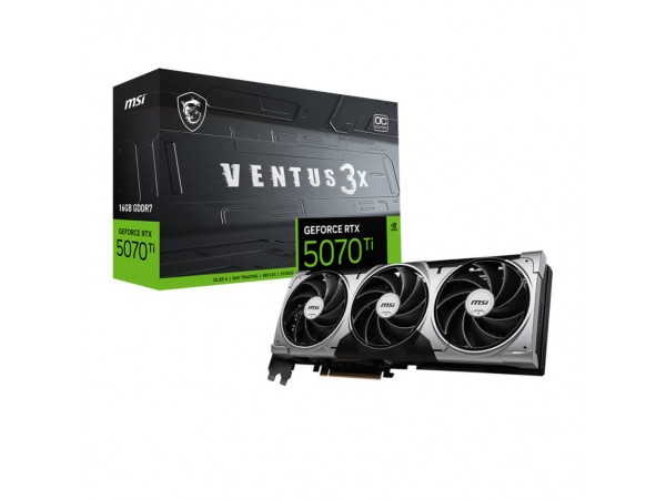 Grafična kartica nVidia RTX5070Ti MSI Ventus 3X OC - 16GB GDDR7 (V531-092R)