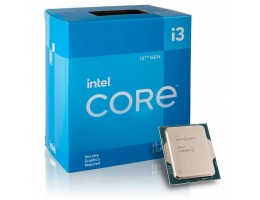 Procesor Intel 1700 Core i3 12100F 4C/8T 3.3GHz/4.3GHz BOX 58W/89W brez grafike hladilnik Intel