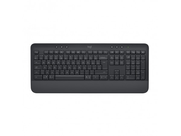 Tipkovnica brezžična + Bluetooth Logitech K650 Signature US international | SLO gravura grafitna (920-010945)