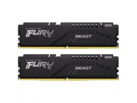 DDR5 16GB 6000MHz CL40 KIT (2x 8GB) Kingston Fury Beast XMP3.0 1,35V Fury črna (KF560C40BBK2-16)