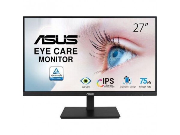 Monitor Asus 68,6 cm (27,0") VA27DQSB 1920x1080 75Hz IPS 5ms VGA HDMI DisplayPort 2xUSB2.0 Pivot  AdaptiveSync