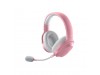Slušalke brezžične naglavne 2,4 GHz stereo Razer Barracuda X Wireless Mercury (2022) - roza (RZ04-04430300-R3M1)