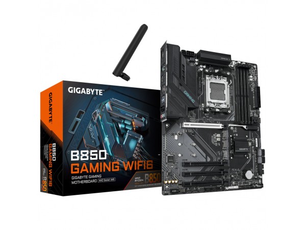 Osnovna plošča AM5 GigaByte B850 Gaming WiFi6 ATX 1xHDMI 2.1 1xDisplayPort 1.4