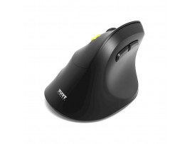 Miš brezžična + Bluetooth ergonomska Port Ergo 2400DPI za levičarje 5 gumbov črna (910008)