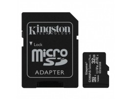 Spominska kartica SDXC-Micro 32GB Kingston 100MB/s U1 V10 UHS-I +adapter (SDCS2/32GB)