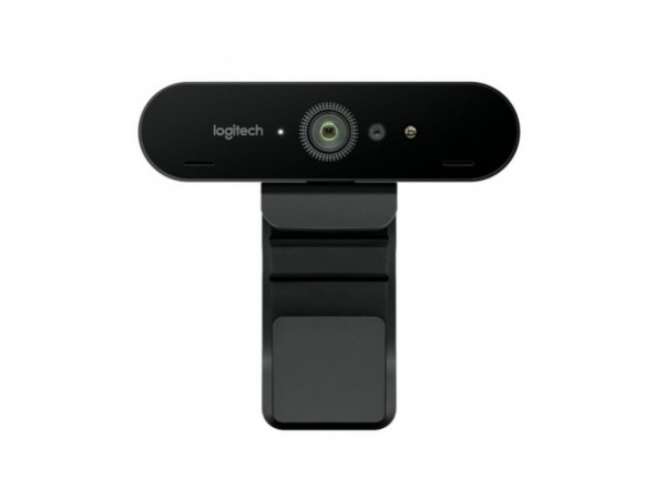 Spletna kamera Logitech BRIO 4K 4MP 4K UHD 60FPS USB črna Autofokus 5xZoom mikrofon z redukcijo šuma Windows Hello (960-001106)