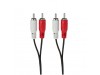 Kabel Audio 2x Cinch M => 2x Cinch M - 2,5m LogiLink (CA1039) EOLS-P