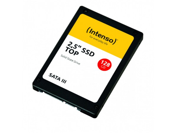 Disk SSD 6,4cm (2,5")   128GB SATA3 Intenso III TOP 520/300MB/s 7mm (3812430)