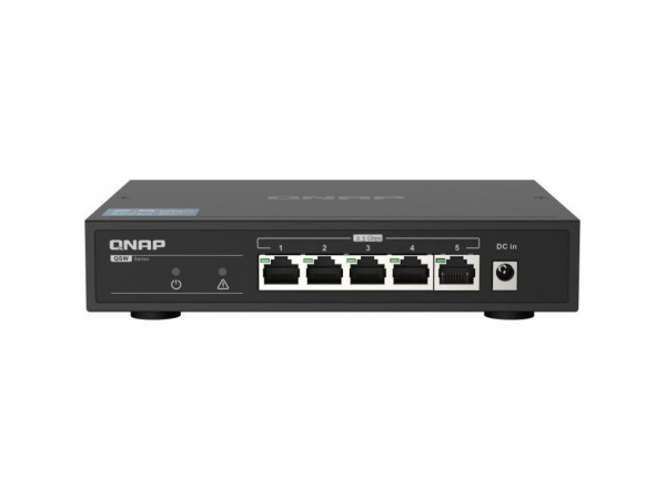 STIKALO 5-PORT Qnap QSW-1105-5T 2,5Gbp/ UnManaged [5x 2,5GbE RJ45 Plug & Play] (QSW-1105-5T)