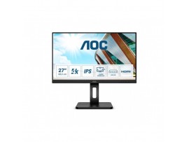 Monitor AOC 68,6 cm (27,0") U27P2CA 3840x2160 IPS 4ms 2xHDMI2.0 DisplayPort USB-C 65W 4xUSB3.2 Pivot  3H sRGB112%