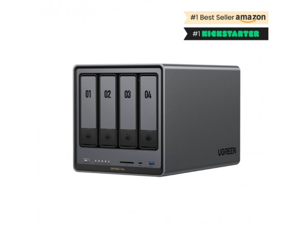 NAS ohišje Ugreen NASync DXP4800 Plus za 4+2 HDD/SSD Intel 8505 8GB DDR5 1x2.5GbE 1x 10GbE