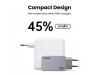 Hišni polnilec 100-240V => 2xUSB-C in 1xUSB-A PD/QC 100W GaN Nexode - priložen kabel 1,5m USB-C