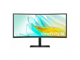Monitor Samsung 86,4 cm (34,0") S34C652UAU 3440x1440 Curved 100Hz VA 5ms HDMI DisplayPort USB-C 90W 3xUSB3.0 HAS Zvočniki 2x5W  sRGB115% FreeSync RJ45 HDR10 ViewFinity S6 350 cd/m2