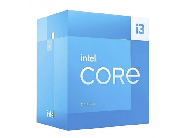 Procesor Intel 1700 Core i3 13100 4C/8T 3.4GHz/4.5GHz BOX 60W/89W grafika HD 730 hladilnik priložen