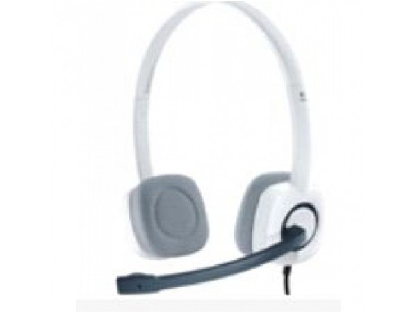 Slušalke Logitech 3.5 H150 stereo bele (Coconut 981-000350)