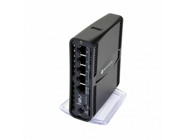 Usmerjevalnik brezžični Mikrotik AX hAP ax2 WiFi6 802.11ax AX1200 867Mbit/s dualband pasivni PoE 5xLAN 1x notranja antena (C52iG-5HaxD2HaxD-TC)