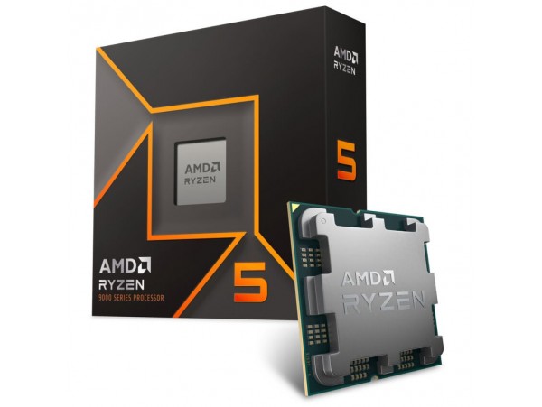Procesor AMD AM5 Ryzen 5 9600X 6C/12T 3,9/5,4GHz BOX 65W/88W grafika Radeon brez hladilnika