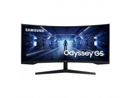 Monitor Samsung 86,4 cm (34,0") C34G55TWWP 3440x1440 Curved Gaming 165Hz VA 1ms HDMI DisplayPort  FreeSync Premium HDR10 OdysseyG5