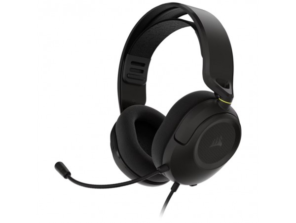 Slušalke žične Corsair naglavne z mikrofonom 1x3,5mm HS35 V3 črne (CA-9011399-WW)