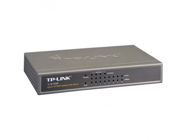 SWITCH  8-PORT 10/100  TP-Link TL-SF1008P 4+4xPoE